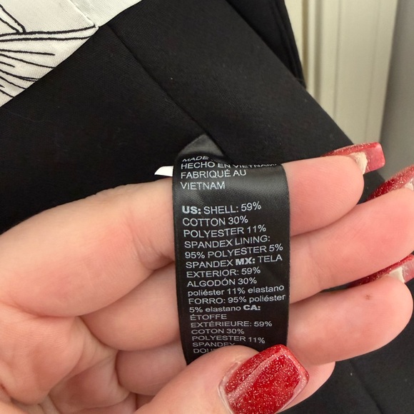 White House Black Market Women’s Black Button Up Blazer Plus Size 18W - Picture 5 of 8